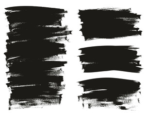 Calligraphy Paint Thin Brush Background Long High Detail Abstract Vector Background Mix Set 16