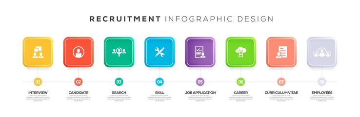 RECRUITMENT INFOGRAPHIC CONCEPT