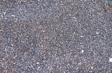 Volcanic beach of Santorini. Background and holiday concept