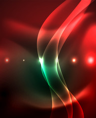 Glowing shiny light abstract background