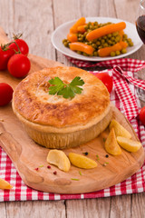 Steak pie. 