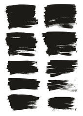 Calligraphy Paint Thin Brush Background Short High Detail Abstract Vector Background Mix Set 96