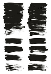 Calligraphy Paint Thin Brush Background Short High Detail Abstract Vector Background Mix Set 85