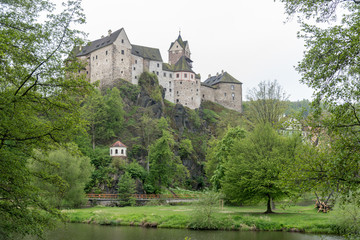 Burg Loket bei Karlsbad in Tschechien