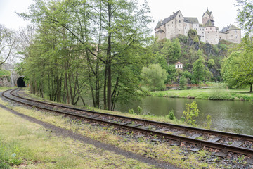 Burg Loket bei Karlsbad in Tschechien