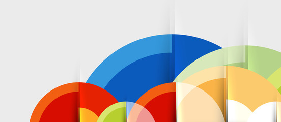 Circular geometrical design template