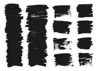 Calligraphy Paint Thin Brush Background Short High Detail Abstract Vector Background Mix Set 18