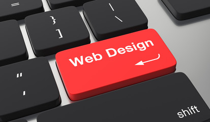 Fototapeta premium Web design concept