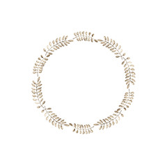 Rustic floral wreath