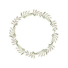 Rustic floral wreath