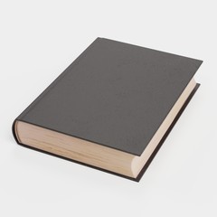 Realistic 3D Render of Blank Book