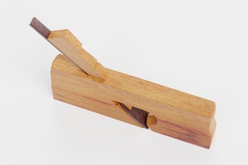 Realistic 3D Render of Jack Plane