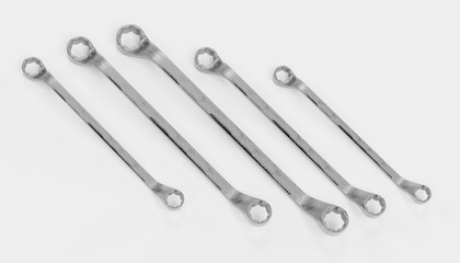 Realistic 3d Render of Spanners