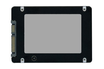 SSD Solid State Drive isolated over white