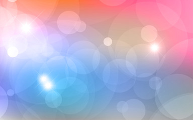 Abstract Bokeh white circle background