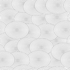 seamless pattern with black and white circles vector
