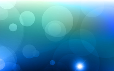Abstract Bokeh white circle background
