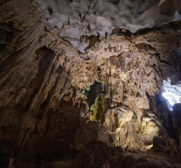 The Surprising Cave, Halong Bay in Vietnam