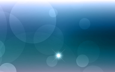 Abstract Bokeh white circle background
