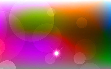 Abstract Bokeh white circle background