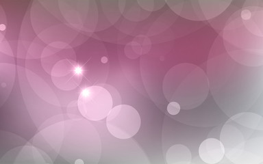 Abstract Bokeh white circle background