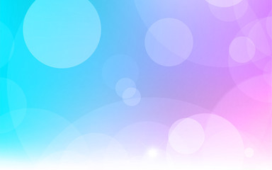 Abstract Bokeh white circle background