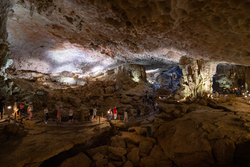 The Surprising Cave, Halong Bay in Vietnam