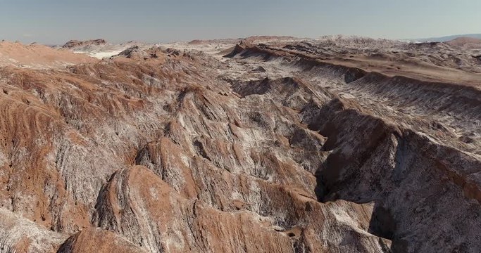 Aerial images of the Atacama desert in Chile