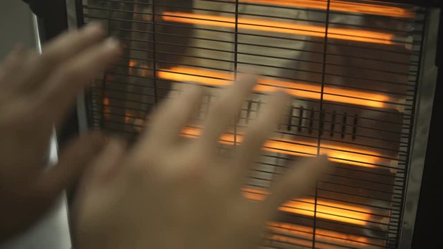 Radiator warming up hands