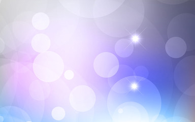 Abstract Bokeh white circle background
