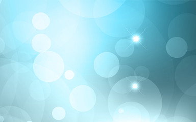 Abstract Bokeh white circle background
