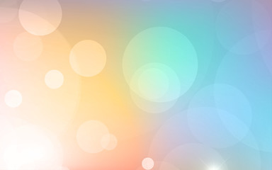 Abstract Bokeh white circle background