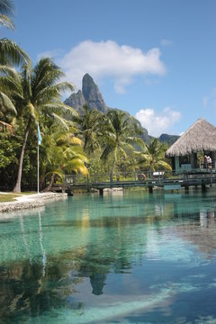 Mont Otonahu &agrave; Bora bora