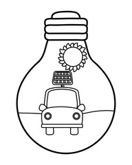 Isolated light bulb and save energy design