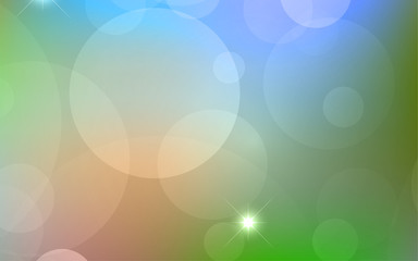 Abstract Bokeh white circle background