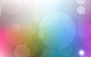 Abstract Bokeh white circle background