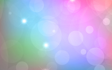 Abstract Bokeh white circle background