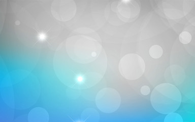 Abstract Bokeh white circle background