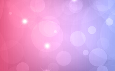 Abstract Bokeh white circle background