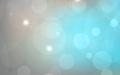 Abstract Bokeh white circle background