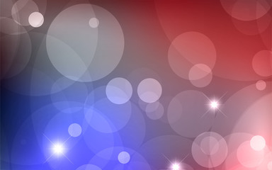 Abstract Bokeh white circle background