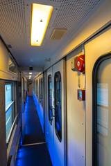 inside sweden train from stockholm to narvik