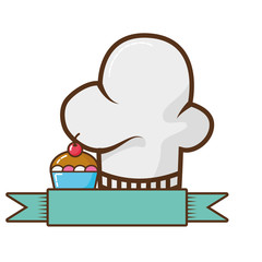 chef hat isolated icon