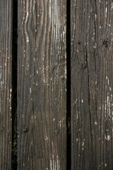 Close up virtical rustic old wood plank textured background 