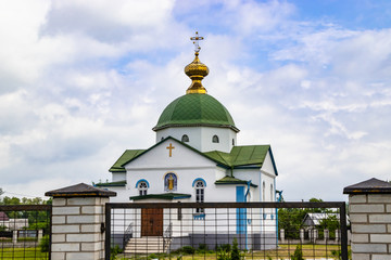 God's new brick temple, newly built