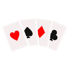 Cascade card icon. Playing card symbol, logo illustration. Vector isolate on white background.Casino sign. Gambling