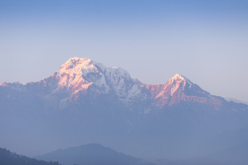 Fototapeta na wymiar Hiunchuli and Annapurna South