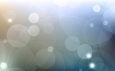 Abstract Bokeh white circle background