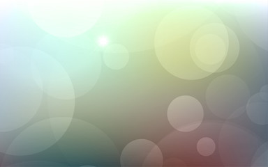 Abstract Bokeh white circle background