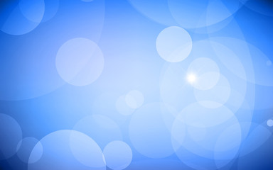 Abstract Bokeh white circle background